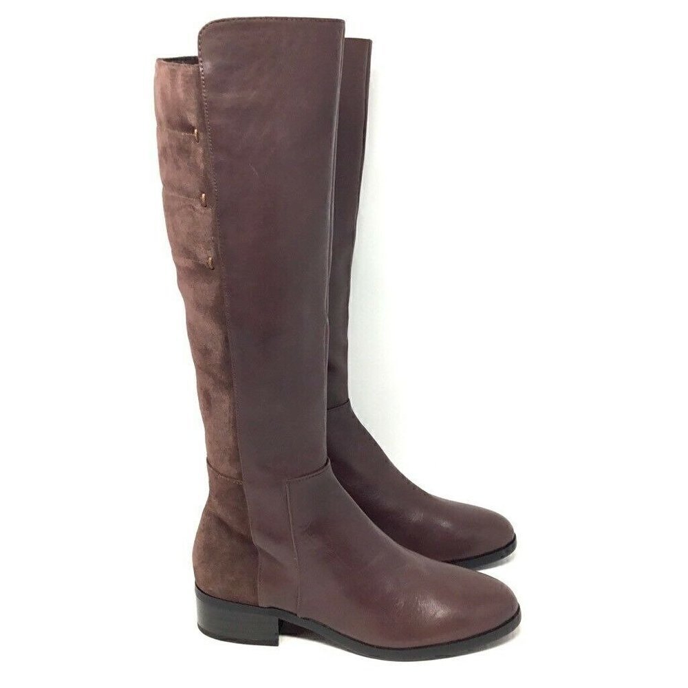 H By Halston Michelle Riding Boots Purple 5.5